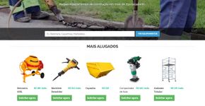 VaiVolta: site para locação de equipamentos de construção civil