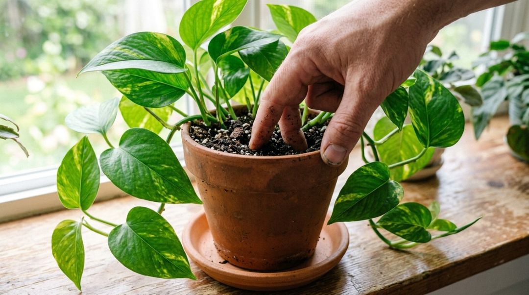 A jiboia é uma planta tropical e não precisa de água extremamente fria para se desenvolver