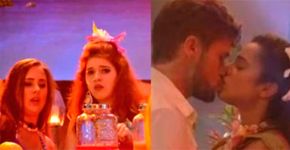 BBB 18: Paula e Breno se beijam em festa e esquentam edredom