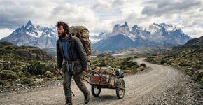 Saiu de Ushuaia em 1977 para chegar até o Alasca andando, passou pela Argentina, Chile, Peru, Colômbia, 11 países a mais, levou 2.426 dias e percorreu 30.608 km