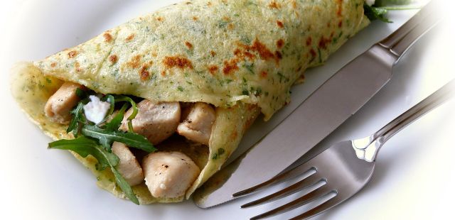 Crepe de tapioca prático e versátil
