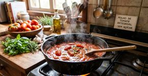 De acordo com Chefs espanhóis: “O molho de tomate não se equilibra com açúcar”