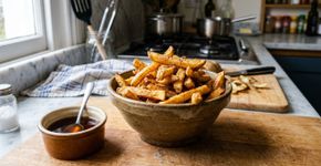O truque do vinagre para obter batatas fritas crocantes e leves, usado nas cozinhas dos melhores restaurantes