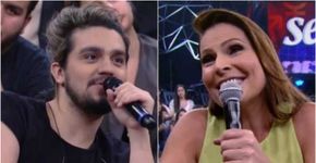 Luan Santana tira dúvida sobre ejaculação no Altas Horas