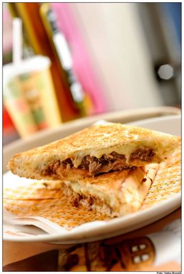 Tostex de carne de panela
