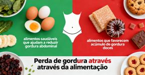Existe um tipo de alimento que derrete gordura abdominal naturalmente