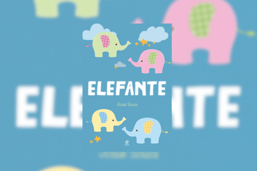 “Elefante” narra a amizade entre Gugu e o elefantinho POC em uma aventura sobre saudade, perda e amor (Imagem: Reprodução digital | Editora Patuá)