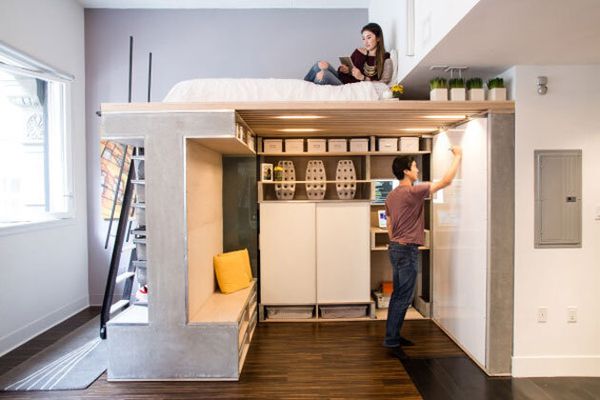 Projeto transforma apartamento minúsculo em espaços confortáveis