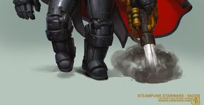 Star Wars steampunk por Bjorn Hurri