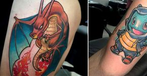 As melhores tatuagens de Pokémon