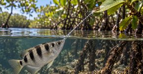 O peixe que parece mirar antes de cuspir água contra insetos e consegue ajustar o disparo conforme a posição da presa