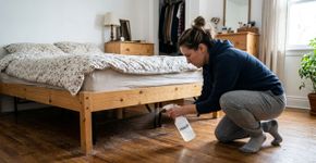 Qual a necessidade de borrifar vinagre embaixo da cama? O que isso significa?