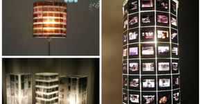 Recicle: faça uma luminária com negativos de filme fotográfico