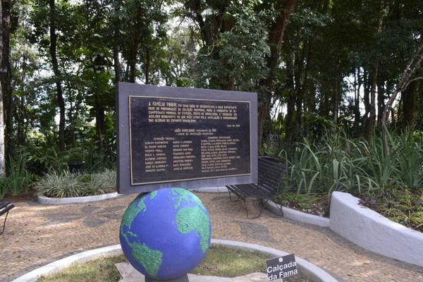 Espaço em homenagem à seleção brasileira
