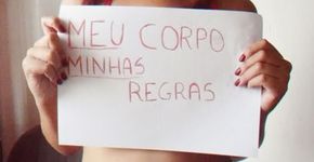 Coletivo feminista lança campanha ‘Meu Corpo Minhas Regras’