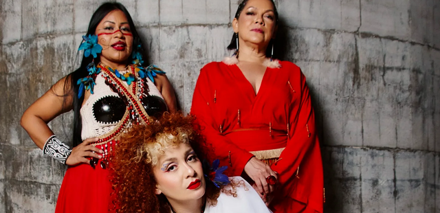 Show ‘As Amazônias’ com Aíla, Djuena Tikuna e Patrícia Bastos