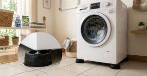 Nas casas mais silenciosas a máquina de lavar não treme porque usam pés de borracha para absorver o impacto