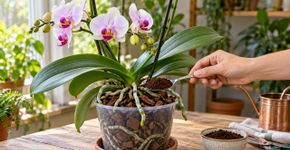Borra de café na orquídea: os jardineiros explicam quando ajuda e quando pode prejudicar a planta