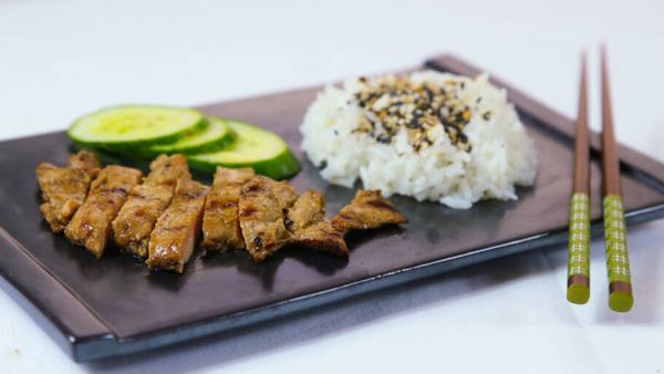 Porco no missô do Furikake