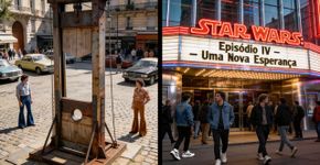 A França ainda usava a guilhotina quando o primeiro filme do Star Wars estreou no cinema