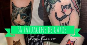 Inspire-se: 36 tatuagens de gatos