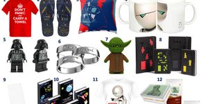 Produtos para comemorar o Dia da Toalha e Dia do Orgulho Nerd