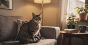 O que significa quando seu gato fica te olhando fixamente do nada
