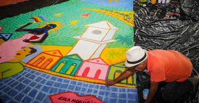 Velas de jangadas viram ‘obras de arte’ em Maceió
