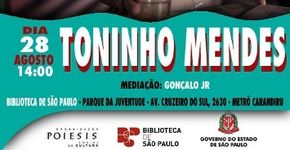 Toninho Mendes é o homenageado do “Sábados na memória”