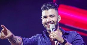 Gusttavo Lima posa saradão e divide opiniões na web