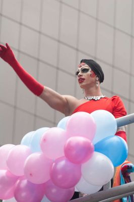 Parada LGBT na avenida Paulista 