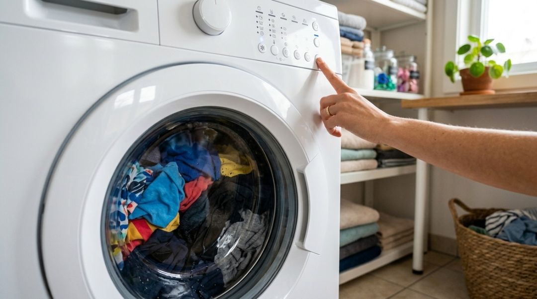 Em geral, uma lavagem mais curta significa menos tempo de movimentação dentro do tambor.