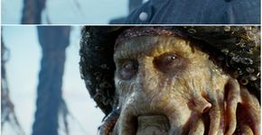 Imagens antes e depois dos efeitos especiais