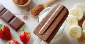 Como fazer picolés de chocolate mais saudáveis ​​para seus filhos
