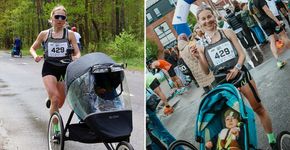 Ucraniana entra para o Guinness Book ao correr 10 km com carrinho de bebê