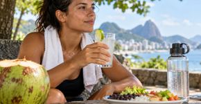 Adeus, suco detox: água de coco com limão pode ser uma alternativa refrescante para ajudar na hidratação após o esforço físico