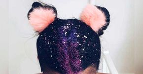 Para quem realmente AMA brilho: glitter e purpurina no cabelo
