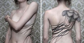 A arte geométrica e expressiva do tatuador israelense Chaim Machlev