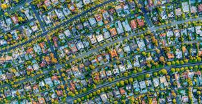 Imagens aéreas captam desigualdade social em Los Angeles