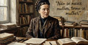 Simone de Beauvoir questionou a ideia de que os papéis atribuídos às mulheres são definidos exclusivamente pela natureza e apresentou, em 1949, uma reflexão sobre a influência da sociedade na construção da identidade feminina: “Não se nasce mulher, torna-se mulher”