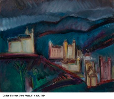 Carlos Bracher - Ouro Preto, 1984 - divulgação