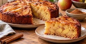 Bolo de maçã sem açúcar para comer sem remorsos