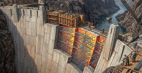 A represa Hoover era tão gigantesca que seu concreto levaria mais de um século para esfriar naturalmente sem uma solução criada pelos engenheiros