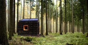 Integração com natureza: fachada de casa é revestida com terra, pedras e folhas