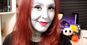 Tutorial de Maquiagem para o Halloween: Sally de “O Estranho Mundo de Jack”