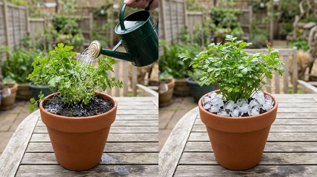 Por que não regar plantas com gelo? Entenda como a água se movimenta no substrato e veja a maneira mais adequada de hidratar as raízes.