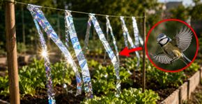 Colocar fitas refletivas penduradas na horta: para que serve e por que é recomendado