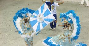 A dança do mestre sala e porta bandeira