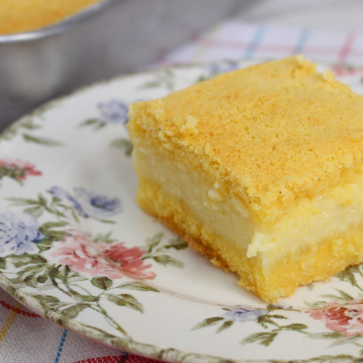 Bolo de fubá bem cremoso feito no liquidificador