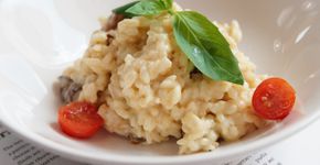 Risoto de tomate com manjericão: uma receita pra toda família!